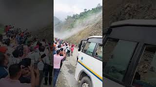 Landslide ।। youtubeshorts landslide uttarkashi [upl. by Roydd319]