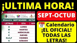 ¡OFICIAL 💰 Calendario Depósitos Pensiones Bienestar Del 2 al 21 de SEPTIEMBRE ❤️ [upl. by Imik630]