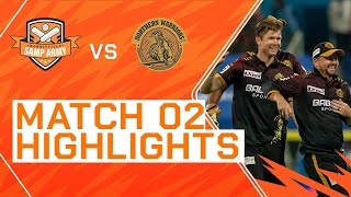 2023 Abu Dhabi T10 Match 2 Highlights Northern Warriors vs Morrisville Samp Army  Season 7 [upl. by Larrej726]