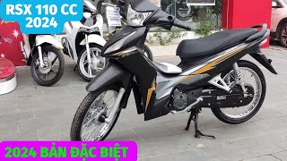 RSX 110cc 2024 RSX 110cc fi bản đặc biệt màu đen nhám rsx phun xăng điện tử vành nan phanh đĩa [upl. by Lenej]