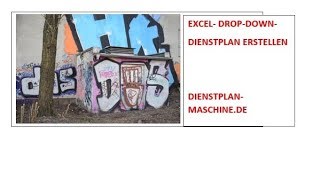 Excel Dienstplan Dropown Dienstplan erstellen [upl. by Ettennig]