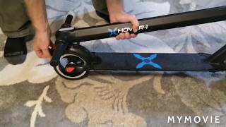 X HOVER1 ELECTRIC FOLDING SCOOTER UNBOXING [upl. by Ennaxxor941]