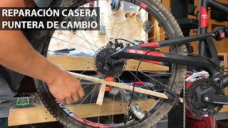 Método Casero para Enderezar una Puntera de Cambio Doblada Btwin 3 [upl. by Corb452]