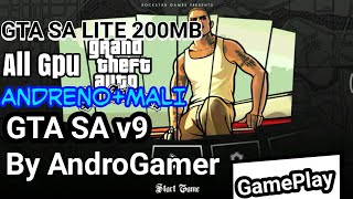 GTA SA LITE 200MB ALL GPU BY ANDROGAMER  GTA SA ANDROID 1 [upl. by Narok888]