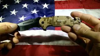 Art of Weapons  WARtech quotNitemarequot Digital Camo Rescue Knife [upl. by Neill]