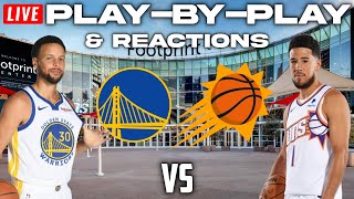 Golden State Warriors vs Phoenix Suns  Live PlayByPlay amp Reactions [upl. by Eusebio]