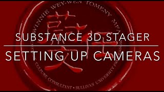 Substance 3D Stager  4 Setting up Cameras [upl. by Adner]