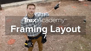 Deck Framing Layout  Trex Academy [upl. by Abrams321]