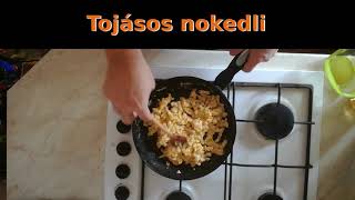 Tojásos nokedli tojásos galuska egy perc alatt [upl. by Follmer]