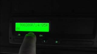 Stoneridge Tachograph How To Access Info On The Display [upl. by Eillil891]