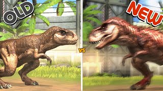 Jurassic world game Max Level Upgrade Dinosaur Tyrannosaurus Rex Gen 2 [upl. by Vincent]