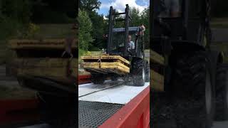 Carretilla Agrimac Forklift TW21 4x4 Prueba sobre rampa deslizante [upl. by Arehc]