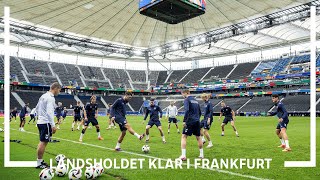 Dagen før England Landsholdet klar i Frankfurt [upl. by Ley]