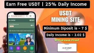 New USDT Site 2024  Best Usdt Investment Website  New Usdt Mining Site  New Usdt Earning Website [upl. by Ammej]