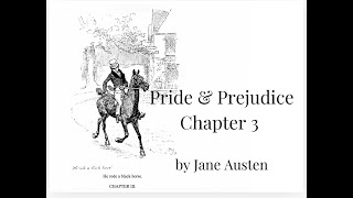 Pride amp Prejudice Chapter 3 by Jane Austen read by N austen audiobook prideandprejudice [upl. by Salvucci]