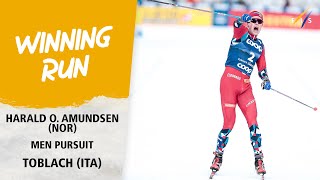 Amundsen opens 2024 with a scintillating win in Toblach  FIS Cross Country World Cup 2324 [upl. by Eiramac159]