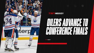 Oilers advance to Western Conference Finals after defeating Canucks in Game 7 [upl. by Ras]