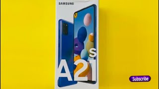 Samsung Galaxy A21s Unboxing and Review [upl. by Eintirb]