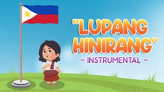 Lupang Hinirang  Bayang Magiliw  Instrumental with Lyrics [upl. by Alastair121]