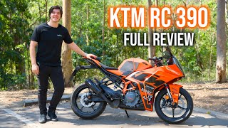 KTM RC 390 Full Review  Is This the Ultimate Beginner Sportbike [upl. by Atrebor]