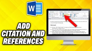 How To Add Citation and References in Word 2024 [upl. by Yleik]