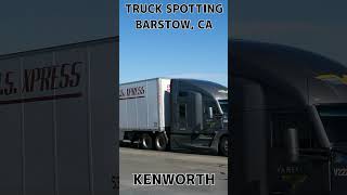 TRUCK SPOTTING 01009  KENWORTH automobile semitrailer trucking [upl. by Anawyt]