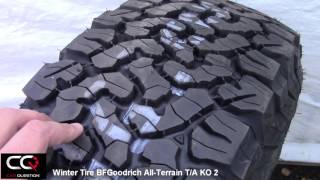 Winter Tire Review BFGoodrich AllTerrain TA KO2 simply the best for a truck [upl. by Gerhan]