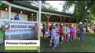 108th Meskwaki Annual Powwow  Princess Competition [upl. by Nils357]