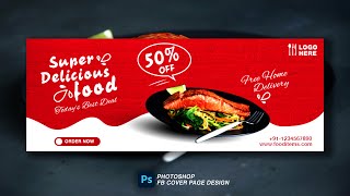 FB COVER PAGE DESIGN IN PHOTOSHOP CC  Photoshop CC Tutorials  Graphics Designing Tutorials [upl. by Yaker720]