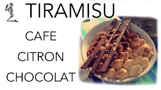 Tiramisu café citron décoration chocolat [upl. by Heilner]