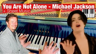 You Are Not Alone  Michael Jackson  Piano Cover  Sheet Music [upl. by Presber]