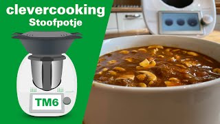 Stoofpotje van varkenswangetjes  Thermomix TM6 recept [upl. by Htinek]