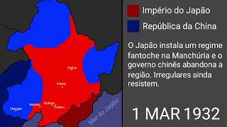 A Invasão Japonesa da Manchúria 1931 Todos os Dias [upl. by Ahcsap]