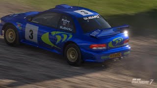 Gran Turismo 7  Subaru Impreza Rally Car  Sardegna Windmills [upl. by Ellehcor638]