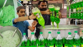 JUMBO PAKOLA Cream Soda Milk Shake Making  Doodh Soda Recipe  Summer Drink Karachi  Fahad Sherazi [upl. by Eiknarf383]