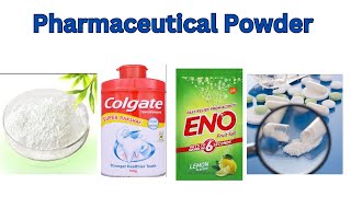 pharmaceutical powder pharmaceutics Pharmaceutical Powders From Production to Applicationquot [upl. by Einafit]