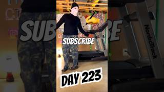 TREADMILL Challenge Results After 223 Days weightloss running [upl. by Ahseele]