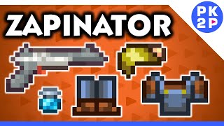 Terraria MK10 ► Hallow préhardmode Set de Minerador e a Lendária Zapinator 10 [upl. by Naitsirc]