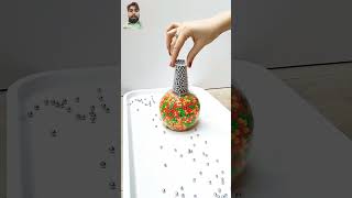 Tower of Plastic and Steel Beads Oddly Satisfying 💫📿shorts satisfying viralvideo beads [upl. by Lamprey]