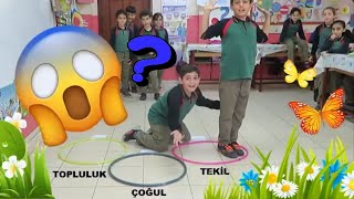 TEKİL ÇOĞUL TOPLULUK ADLARI YARIŞMASI 3SINIF TÜRKÇE [upl. by Tager]