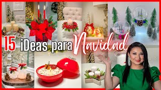 15 iDEAS para NAVIDAD  Decoración Navideña 2024  Christmas decor ideas [upl. by Bjorn234]