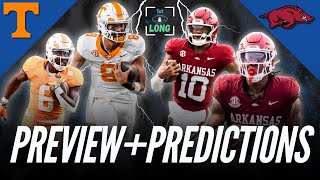 Tennessee vs Arkansas PREDICTIONS  The Vols Will ROLL the Hogs [upl. by Eniamrahs591]