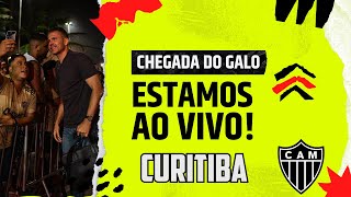 ✈ CHEGADA DO GALO EM CURITIBA AO VIVO 🔴 IMAGENS EXCLUSIVAS [upl. by Akyssej]