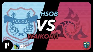 HSOB vs WAIKOHU 🔴  Poverty Bay Rugby 2024 [upl. by Odrick983]