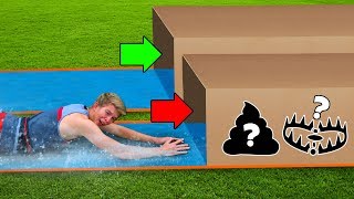 DONT Water Slide through the Wrong Mystery Box [upl. by Alexandr154]