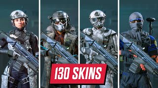 ALL Battlefield 2042 Specialists Skins InGame  130 Skins 4K Ultra Graphics [upl. by Soloma859]