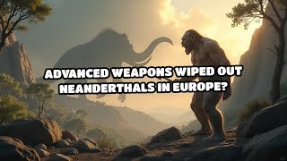 Advanced Weapons WIPED OUT Neanderthals in Europe history Neanderthals shorts historyuncovered [upl. by Airdnua]