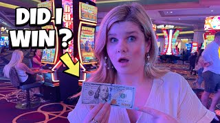 I Put 100 in a Random Slot at Mandalay Bay in Las Vegas Heres What Happened [upl. by Falk257]