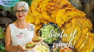 Cómo preparar Patacones Tostones crujientes y deliciosos [upl. by Rubina]