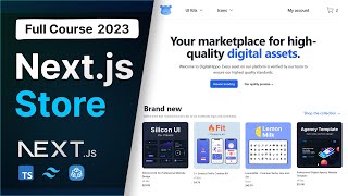 Build a Complete Digital Marketplace with Nextjs 14 React tRPC Tailwind  Full Course 2023 [upl. by Cohl]